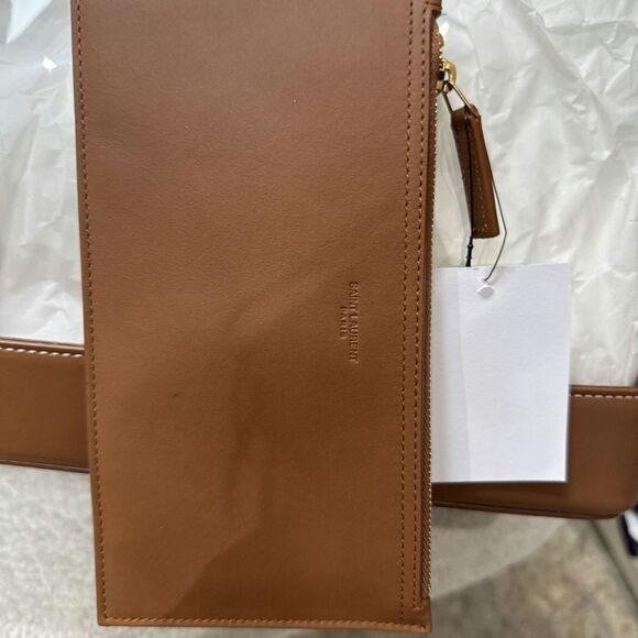 YSL Tote Handbag Color Brown Transparent - Picture 4 of 5